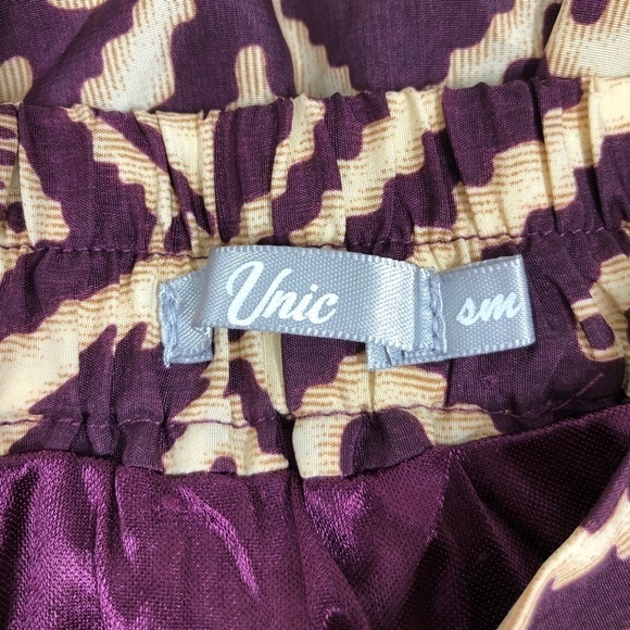 Scout Unique Print Pleated Skirt Juniors Small Polyester Exposed Zippers - Picture 8 of 8
